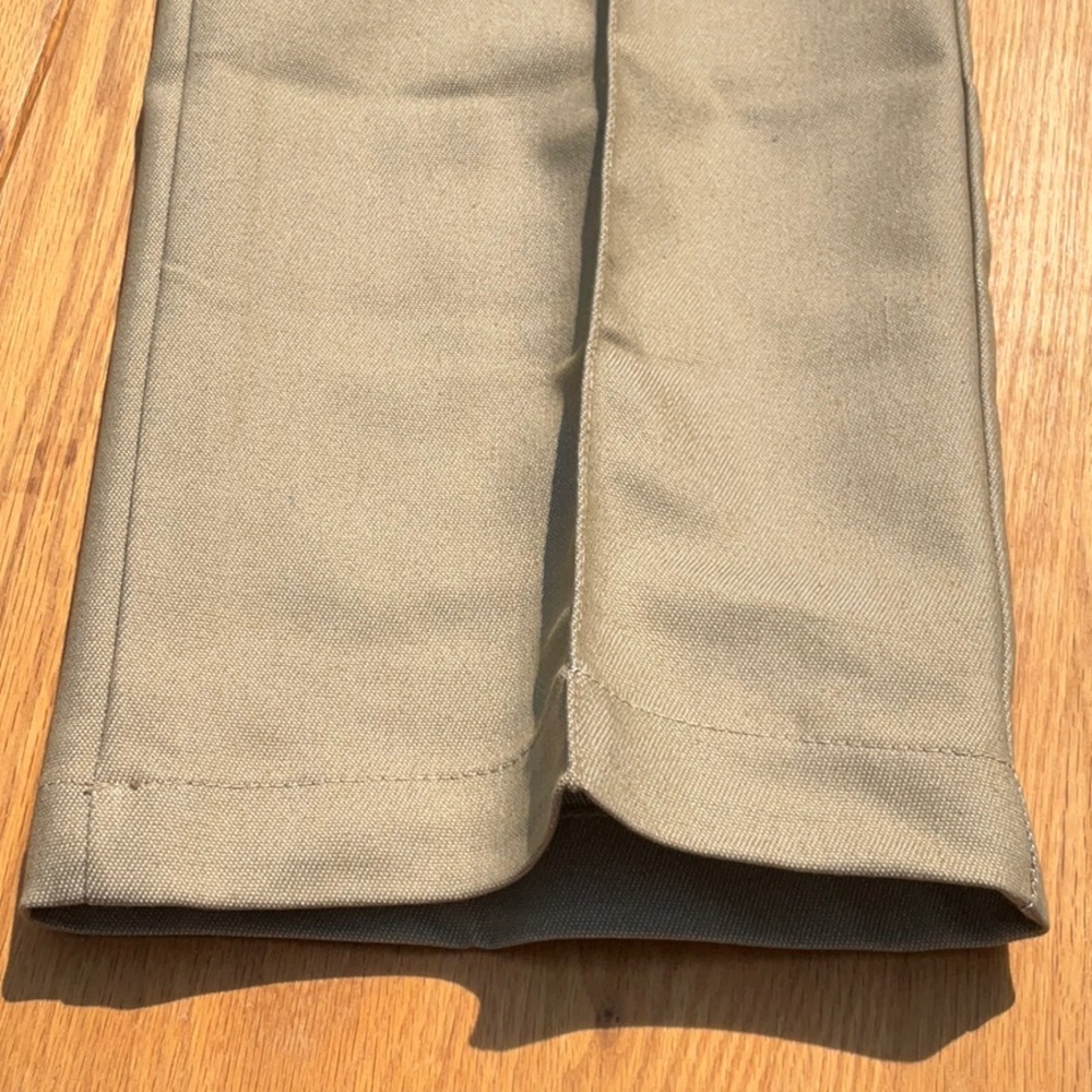 NWT Vintage Sears Pull ON stitch khaki denim jeans 10 petite Made in USA - Picture 6 of 10